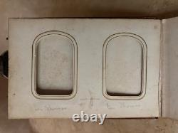 RARE! CIVIL WAR UNION SOLDIER'S MILITARY / FAMILY CDV PHOTO ALBUM c1864 (EMPTY)