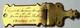 Rare Pre Civil War 1859 Brass Engraved Clasp Christmas Elizabeth Merrefield Cdv