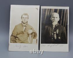 RPPC William Jubb Civil War Union 33rd Massachusetts Infantry Sergeant Postcards