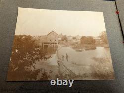 Rare 1800's Hand Made Photo album-Spanish Am Soldier/Civil War Base/Skinny Dip