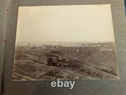 Rare 1800's Hand Made Photo album-Spanish Am Soldier/Civil War Base/Skinny Dip
