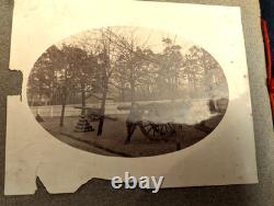 Rare 1800's Hand Made Photo album-Spanish Am Soldier/Civil War Base/Skinny Dip
