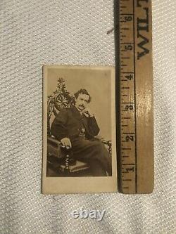 Rare 1860s CIVIL War CDV Photo John Wilkes Booth Famous Lincoln Assassin Seated