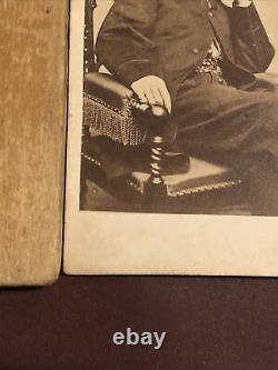 Rare 1860s CIVIL War CDV Photo John Wilkes Booth Famous Lincoln Assassin Seated