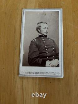 Rare 1862 Civil War CDV Union General Joseph Hooker From A Negative By Brady