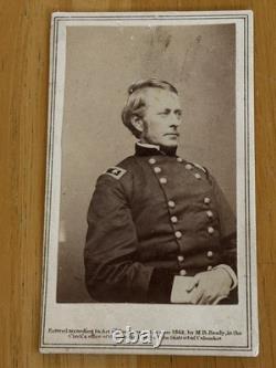 Rare 1862 Civil War CDV Union General Joseph Hooker From A Negative By Brady