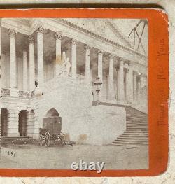Rare! 1865 Civil War Stereoview U. S. Capitol Wartime Construction Depot Anthony