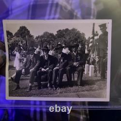 Rare 1937 Civil War Veterans Photo Woodlawn Cemetery Named Claflin Kinney Coombs