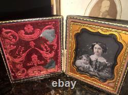 Rare 1/4 Daguerreotype Captain Samuel Wilkes Civil War Soldier KIA Bull Run CSA