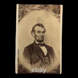Rare Abraham Lincoln CDV Civil War Era Photo Stamp F. M. Yeager Reading PA US
