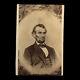 Rare Abraham Lincoln Cdv Civil War Era Photo Stamp F. M. Yeager Reading Pa Us