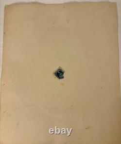 Rare Abraham Lincoln Imperial Albumen Photo w 1865 Civil War Tax Stamp