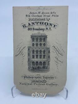 Rare Antique Civil War CDV Samuel Francis Du Pont Admiral E. Anthony Brady Union