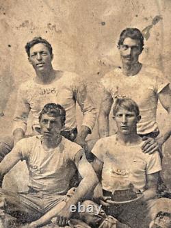 Rare Antique Civil War Era Tintype Photo Baseball Team