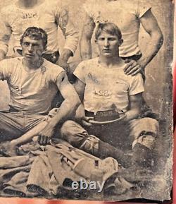 Rare Antique Civil War Era Tintype Photo Baseball Team