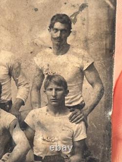 Rare Antique Civil War Era Tintype Photo Baseball Team