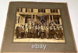 Rare Antique Confederate Civil War Veterans White House Alabama Cabinet Photo