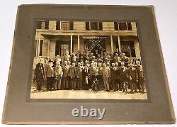 Rare Antique Confederate Civil War Veterans White House Alabama Cabinet Photo