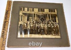 Rare Antique Confederate Civil War Veterans White House Alabama Cabinet Photo