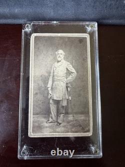 Rare CDV Of confederate General Robert E. Lee with Vannerson Backmark Richmond
