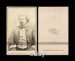 Rare CDV Photo Civil War CSA Confederate General CHEATHAM New Orleans Imprint