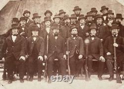 Rare! CIVIL War Abraham Lincoln's Armed Pinkerton Men Photo