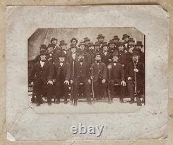 Rare! CIVIL War Abraham Lincoln's Armed Pinkerton Men Photo