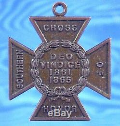 Rare CIVIL War Cleveland Tenn. Veterans Photo's Southern Cross Of Honor Medal