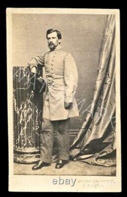 Rare CIVIL War Confederate General John Pegram CDV Photo Bendann Bros Baltimore