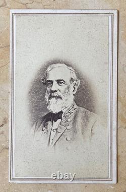 Rare! CIVIL War Confederate General Robert E. Lee's 1864 CDV Photograph
