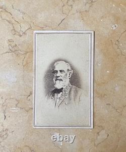 Rare! CIVIL War Confederate General Robert E. Lee's 1864 CDV Photograph