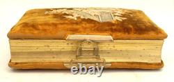 Rare CIVIL War Era Army Memories Photo Album Soldier Lithos Cabinet Photographs