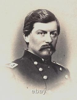Rare! CIVIL War George B. Mcclellan Commanding General Union Army CDV Photo 1861