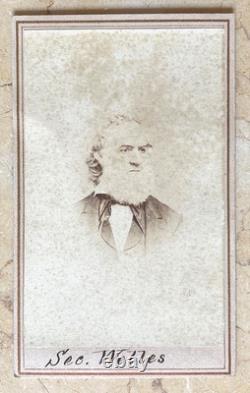 Rare! CIVIL War Lincoln's Secretary Of The Navy Gideon Wells 1863 CDV Photo