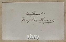 Rare! CIVIL War Maj. General George H. Thomas Brady Photo CDV 1863