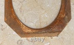 Rare! CIVIL War Octagon Shape 1/9 Plate Tintype /ambrotype Union Case 1861