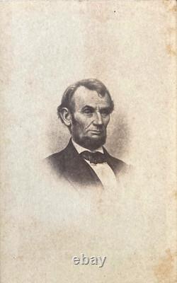 Rare! CIVIL War U. S. President Abraham Lincoln Feb. 9, 1864 (o-92) CDV Photo