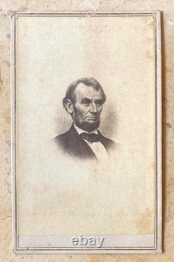 Rare! CIVIL War U. S. President Abraham Lincoln Feb. 9, 1864 (o-92) CDV Photo Rare! CIVIL War U. S. President Abraham Lincoln Feb. 9, 1864 (o-92) CDV Photo