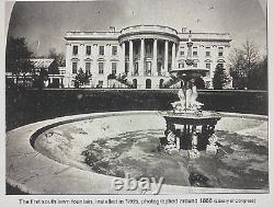 Rare! CIVIL War Union President Lincoln's White House Stereo Photo 1862