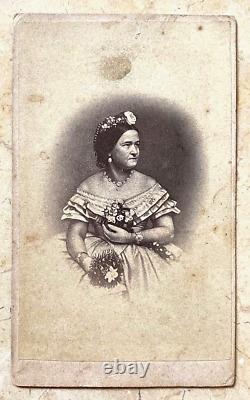 Rare! CIVIL War Union President Lincoln's Wife Mary Todd Lincoln CDV Photo