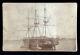 Rare Cabinet Photo Of Civil War Ship The Wabash Boston Harbor By James Black