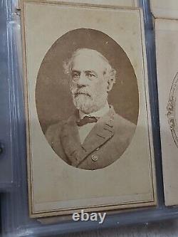 Rare Civil War CDV Of General Robert E. Lee Richmond Virgina Bm Mint