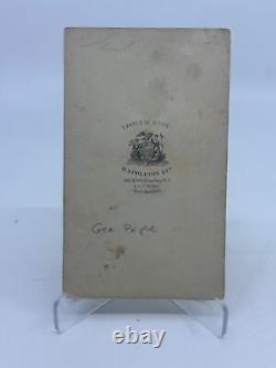 Rare Civil War CDV Photo Brigadier GENERAL John Pope D. Appleton Broadway NY