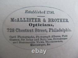 Rare Civil War C de V OUTSIDE PHOTO of Early Theatre, Philadelphia PA