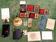 Rare Civil War Family Lot Union Diary With Bullet Hole Medals Ribbons Photos Flask