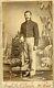 Rare Civil War Id'd Indiana Cdv With Ink Name- 50th Indiana Infantry Union Soldier