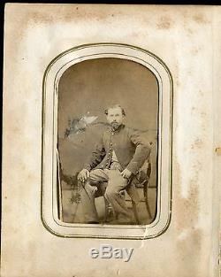 Rare Civil War Photograph Album, 27th Wisconsin & 1st Minnesota Vol Infantry