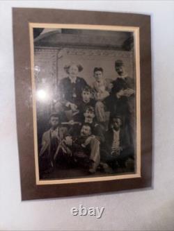 Rare Civil War Tintype Photograph Integrated Union Soldiers & African Americans