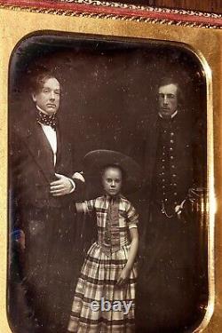 Rare Half Plate Daguerreotype Photo ID'd Thomas Hinckley Bond Pre Civil War Navy