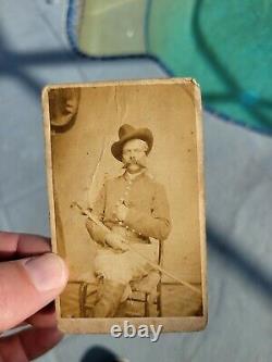 Rare Historical Named Civil War CDV photo Union soldier picture photograph